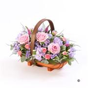 Pink &amp; Lilac Basket