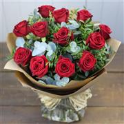 Valentines Dozen Red Roses