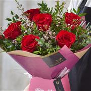 6 (Half Dozen) Red Roses