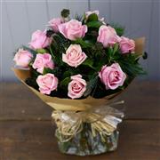 12 (Dozen) Pink Roses