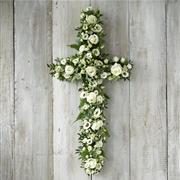 White &amp; Green Cross