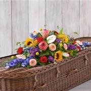 Natural Vibrance Casket Spray