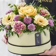 Mothers Day 'Hat Box' Arrangement - Pastels