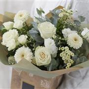Romantic Bouquet - with White Roses