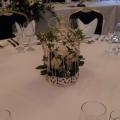 White Table Centre in Birdcage